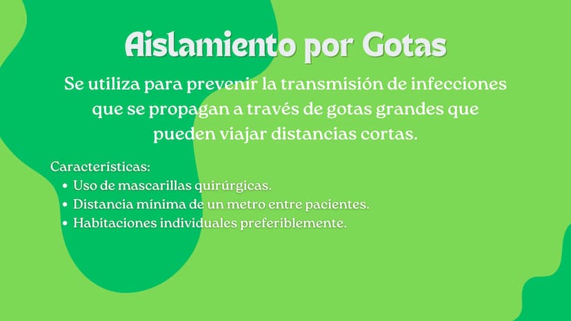 Aislamiento por Contacto
Es para prevenir la transmisión de infecciones
a través del contacto directo o indirecto con el
paciente o superfic