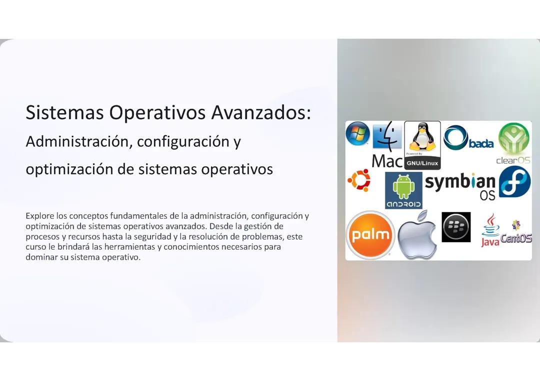 Sistemas Operativos Avanzados: 