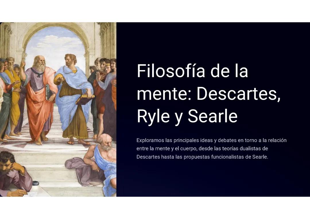 Filosofía de la mente: 