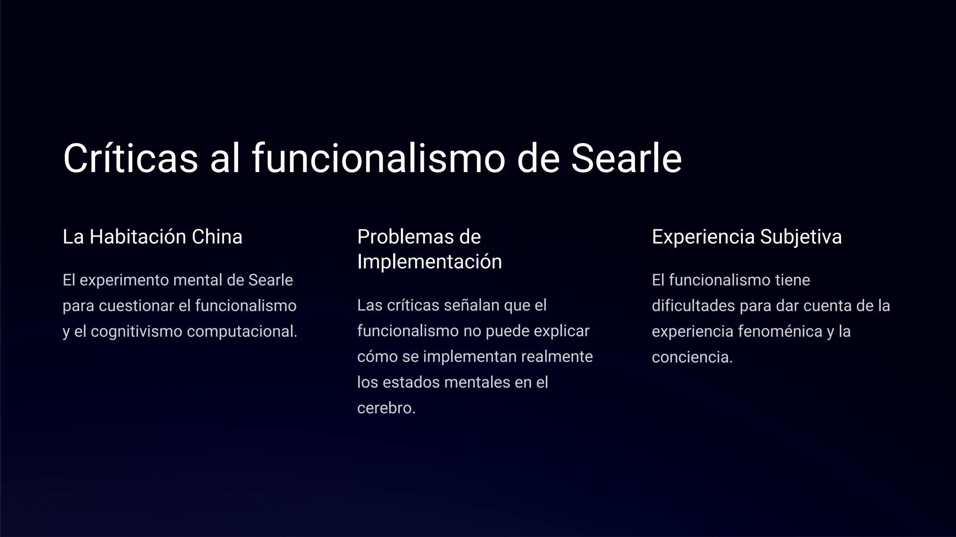 LTI
Filosofía de la
mente: Descartes,
Ryle y Searle
Exploramos las principales ideas y debates en torno a la relación
entre la mente y el cu