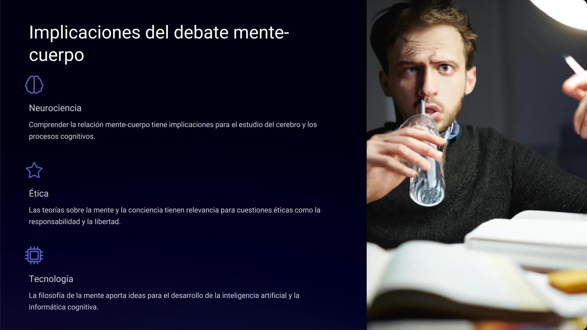 LTI
Filosofía de la
mente: Descartes,
Ryle y Searle
Exploramos las principales ideas y debates en torno a la relación
entre la mente y el cu