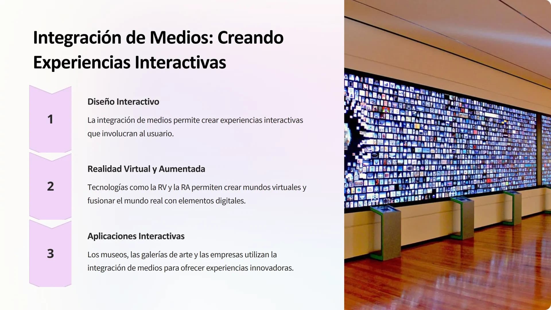 Arte y Medios Digitales
Digitales
Explora el mundo del arte digital, donde la creatividad se fusiona con la
tecnología para crear experienci