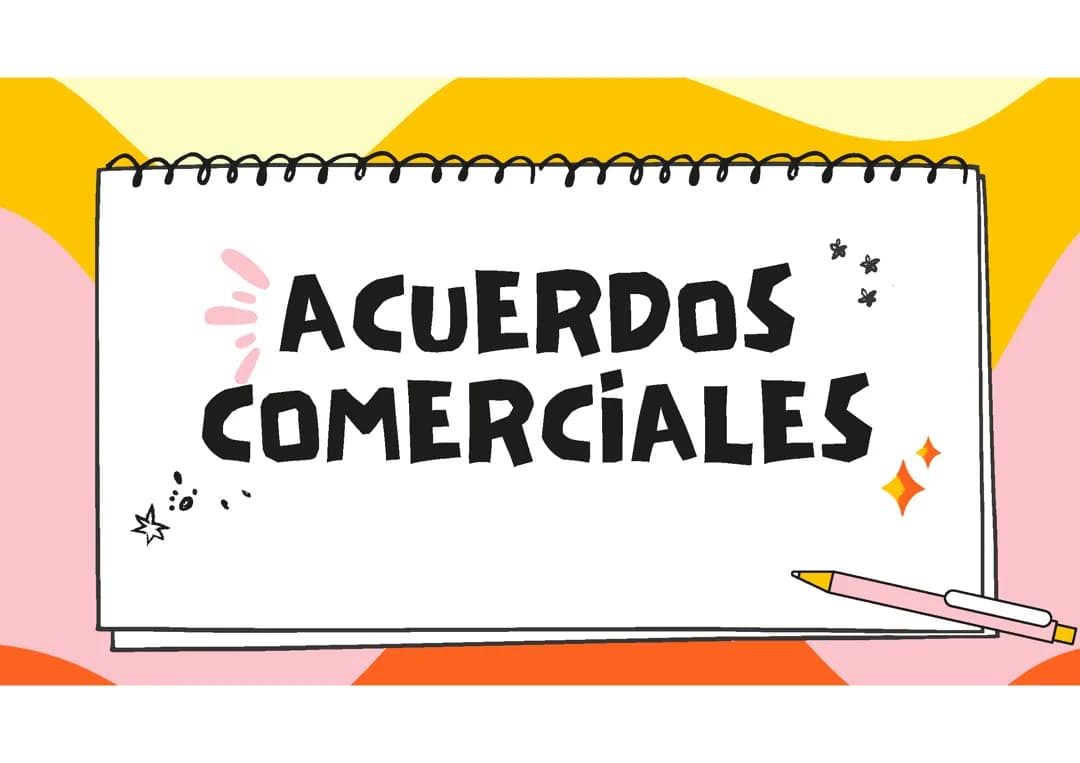 Acuerdos comerciales