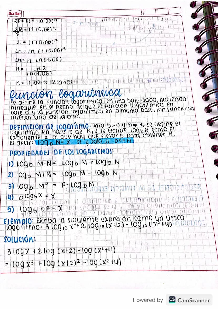 funciones exponenciales
una función de la Forma y = c. at con c>0,y >1, tes una
variable y se le llama Función exponencial creciente. La
grá