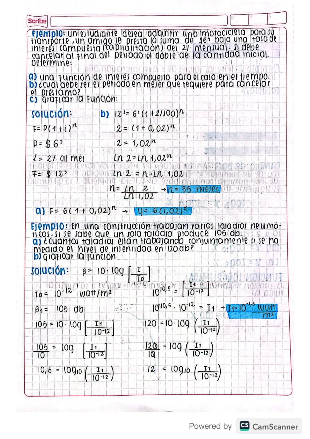 funciones exponenciales
una función de la Forma y = c. at con c>0,y >1, tes una
variable y se le llama Función exponencial creciente. La
grá
