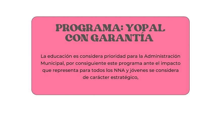 ALEJANDRA SIERRA
PLAN DE DESAROLLO
H H
)(
MUNICIPAL DE
YOPAL YOPAL
Yopal, municipio capital del departamento de Casanare, goza de
una posici
