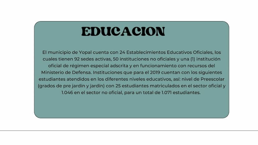 ALEJANDRA SIERRA
PLAN DE DESAROLLO
H H
)(
MUNICIPAL DE
YOPAL YOPAL
Yopal, municipio capital del departamento de Casanare, goza de
una posici