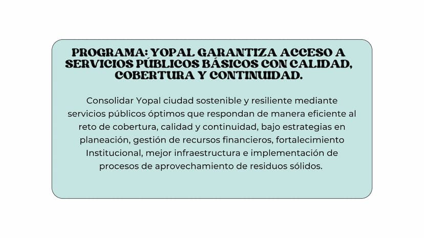 ALEJANDRA SIERRA
PLAN DE DESAROLLO
H H
)(
MUNICIPAL DE
YOPAL YOPAL
Yopal, municipio capital del departamento de Casanare, goza de
una posici