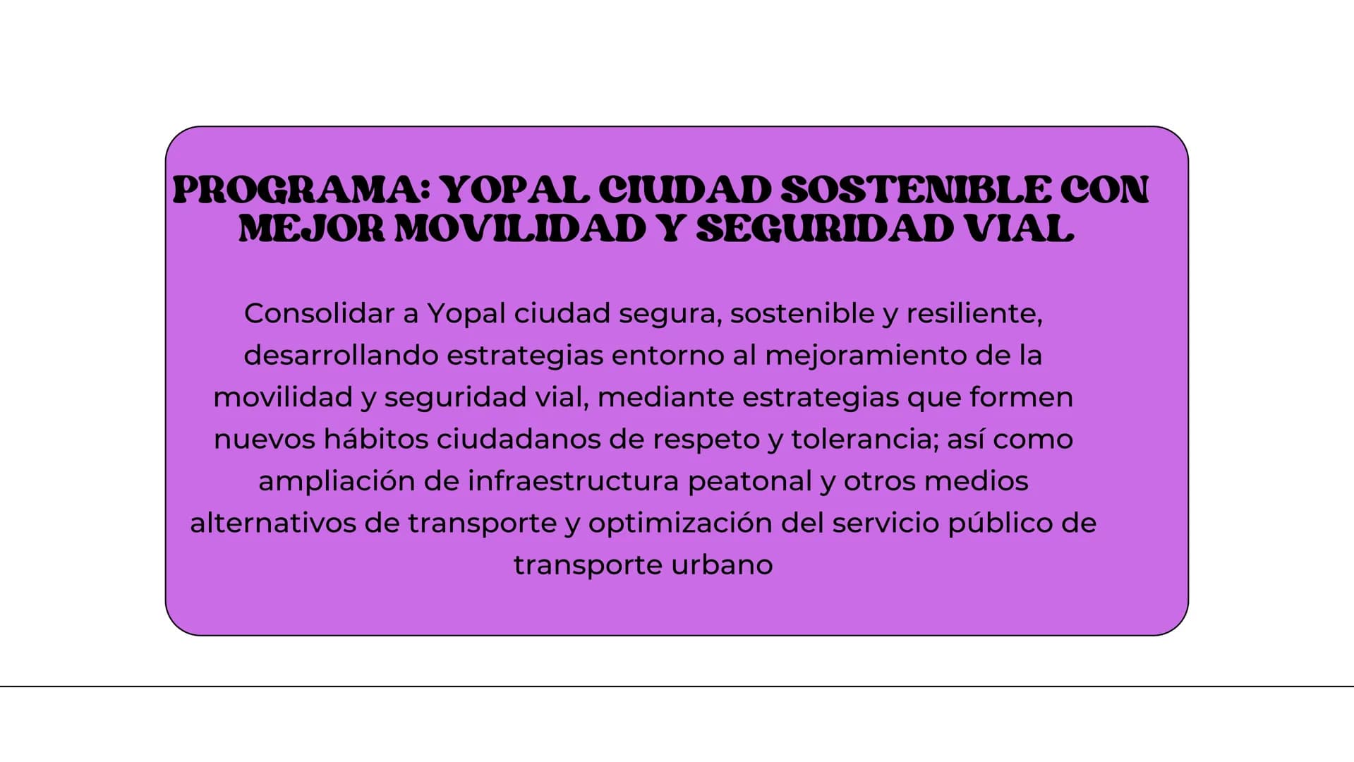 ALEJANDRA SIERRA
PLAN DE DESAROLLO
H H
)(
MUNICIPAL DE
YOPAL YOPAL
Yopal, municipio capital del departamento de Casanare, goza de
una posici