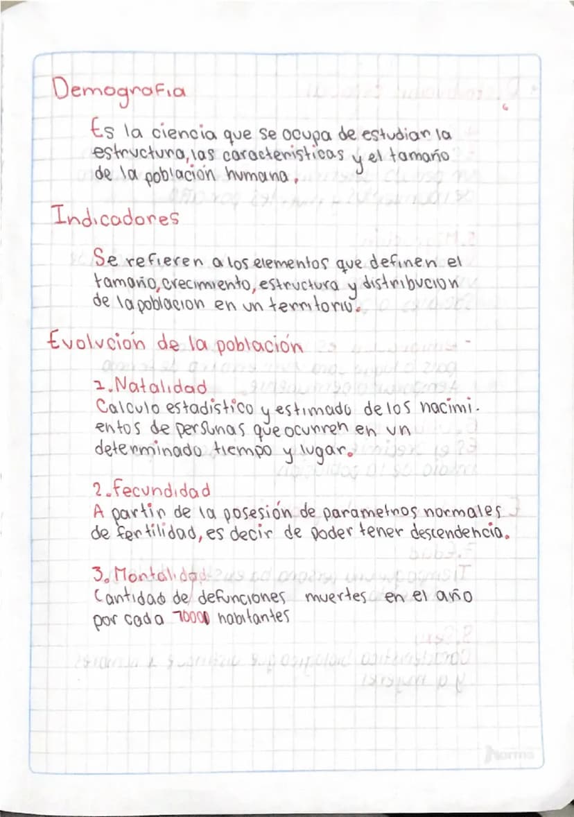 Demografia
Es la ciencia que se ocupa de estudian la
estructura, las caracteristicas
de la población humana,
Indicadores
yel
tamaño
Se refie