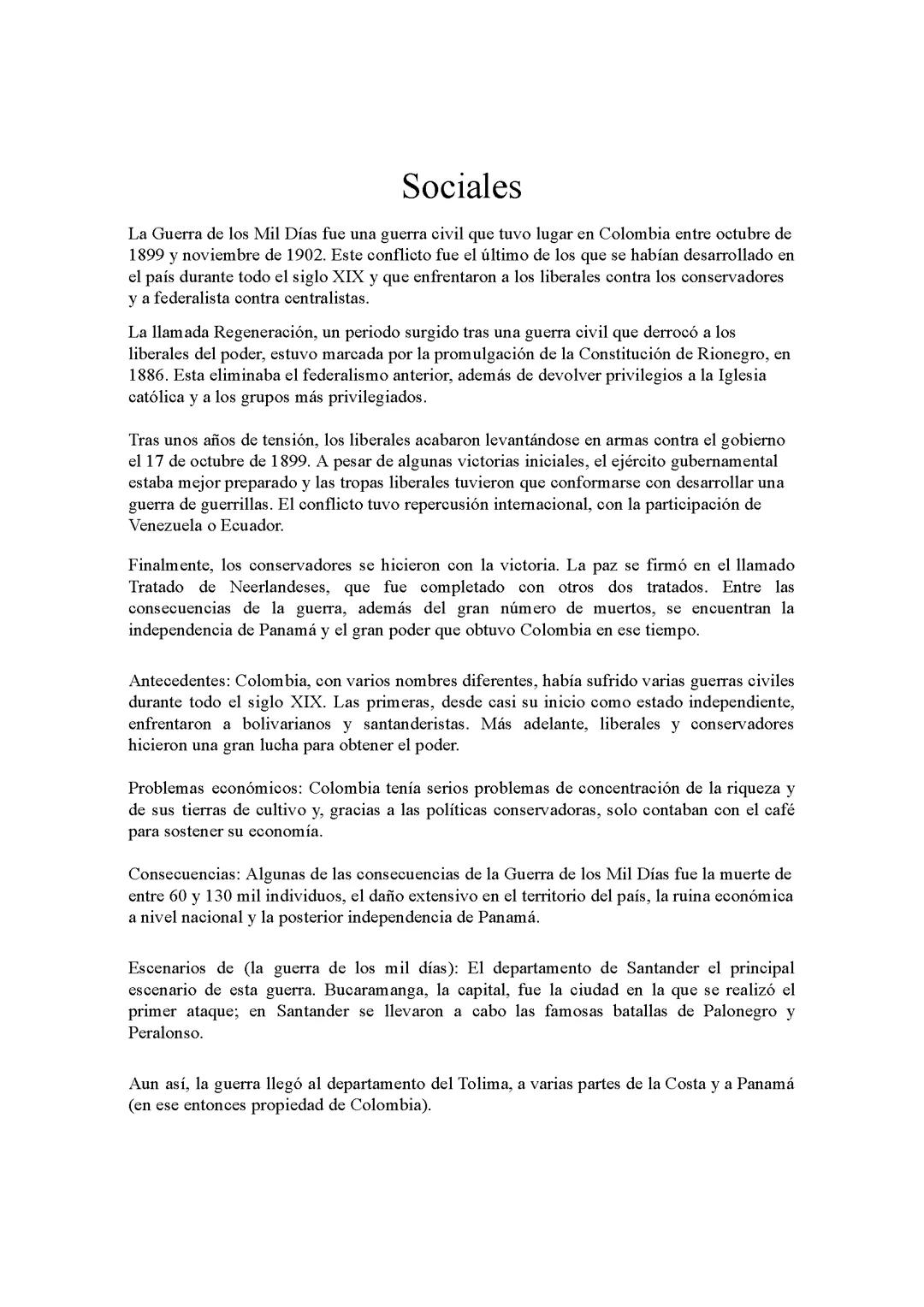 Impacto Alemán en la Guerra de los Mil Días