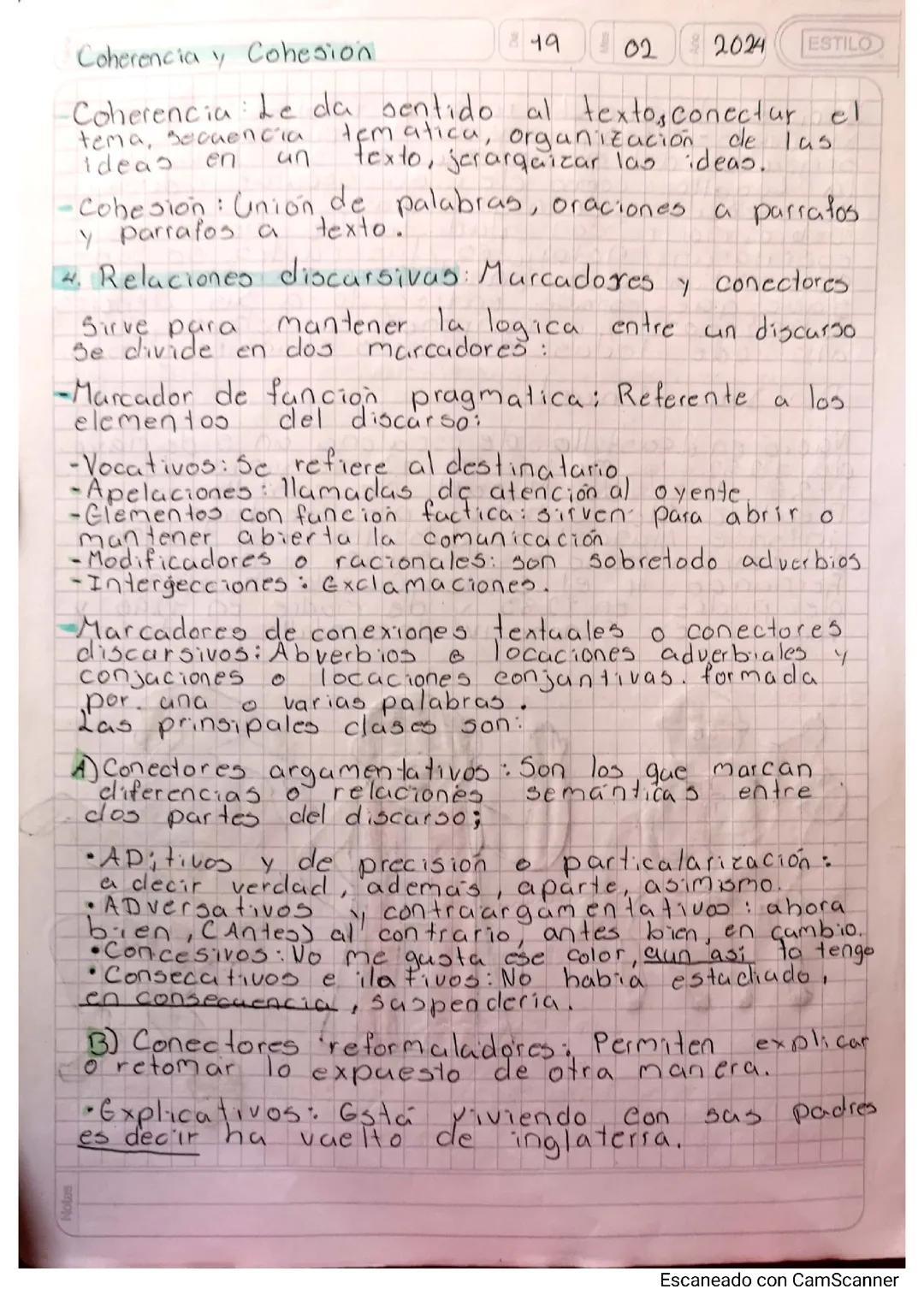  Relaciones Discursivas