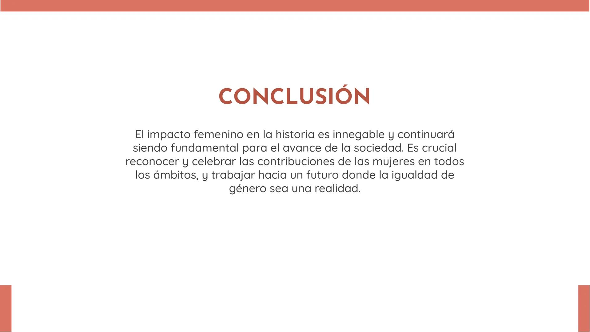 DE MUSAS A
LÍDERES: EL
IMPACTO
FEMENINO EN LA
HISTORIA # INTRODUCCIÓN

El impacto femenino en la historia ha sido
fundamental para el progre