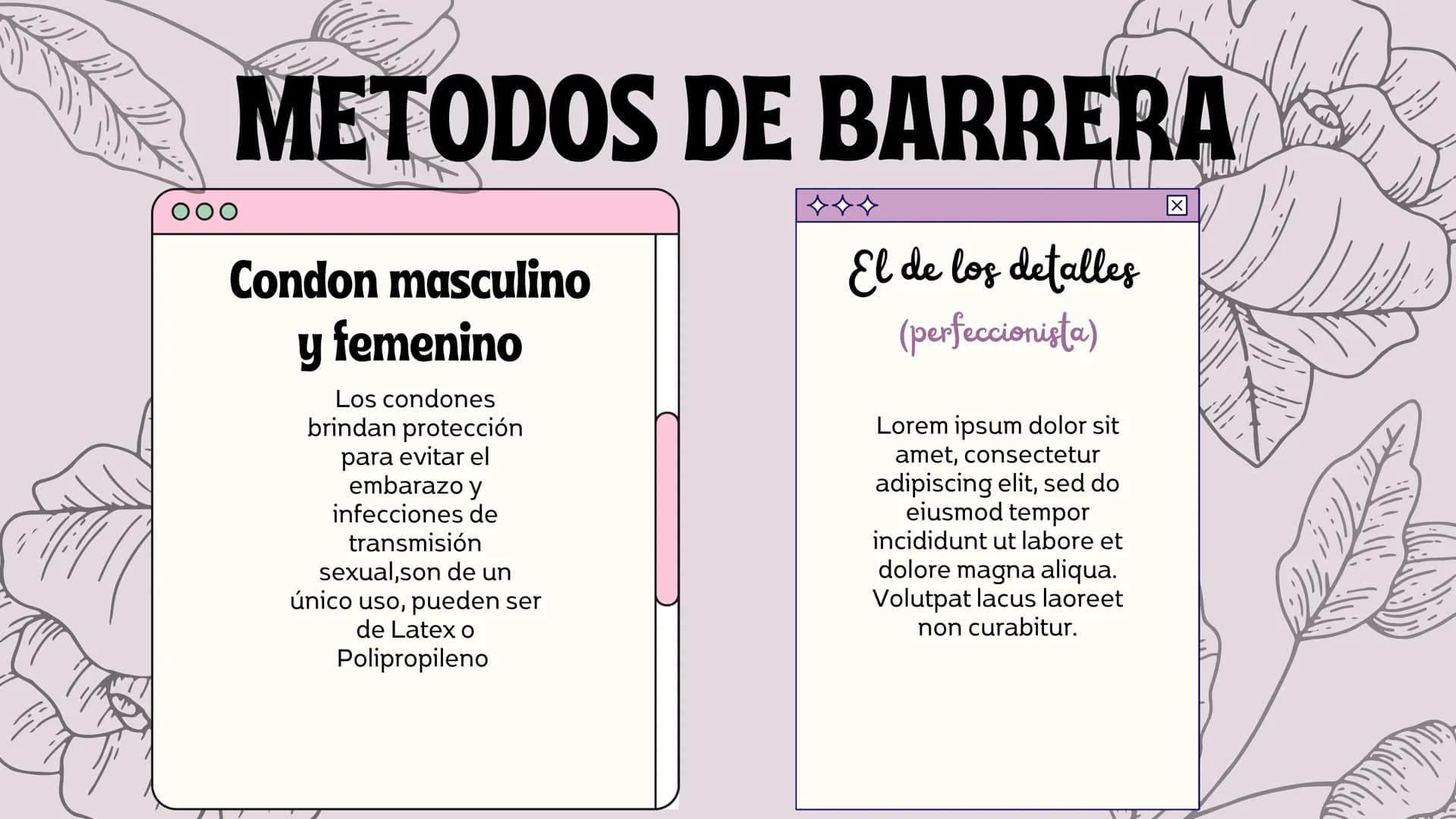 ¿Que son los metodos
anticonceptivos?
Son las procedimientos, objetos
o sustancias las cuales
permiten prevenir que la mujer
quede embarazad