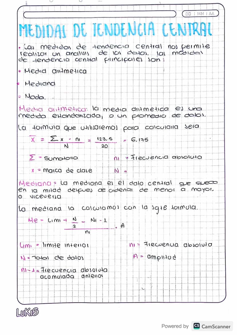 P
DDI MMI AA
Abril 22
2024
TABLAS DE FRECUENCIA CON
VARIABLE CONTINUA
Se realizó una encuesta 9 30 estudiantes sobre
las notas que scicaion 