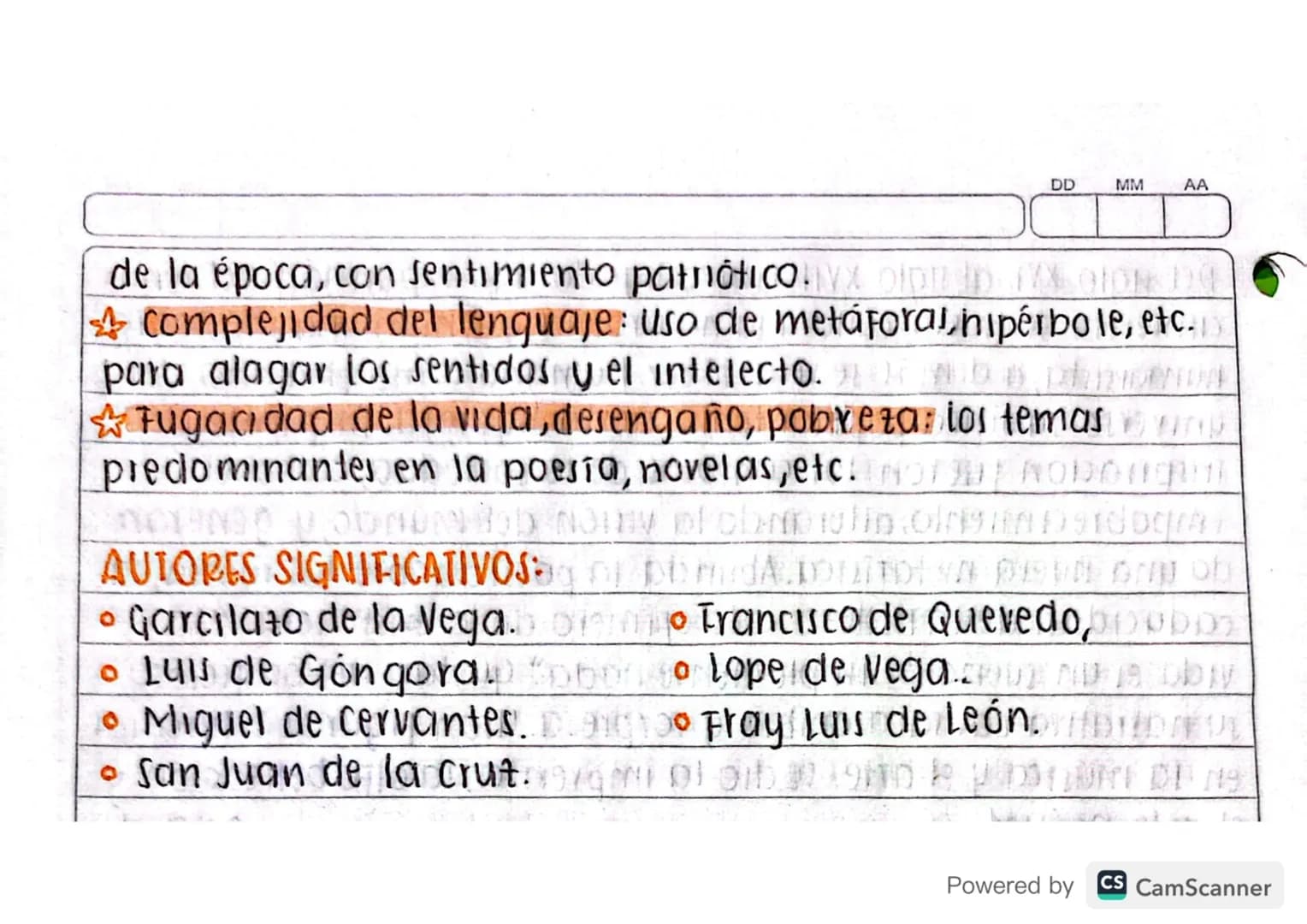 Febrero 3/2020
Siglo de Oro español.
י
A hivel literano y cultural, Fue un periodo de florecimiento en
España. Se dio en 1492 y terminó en 1