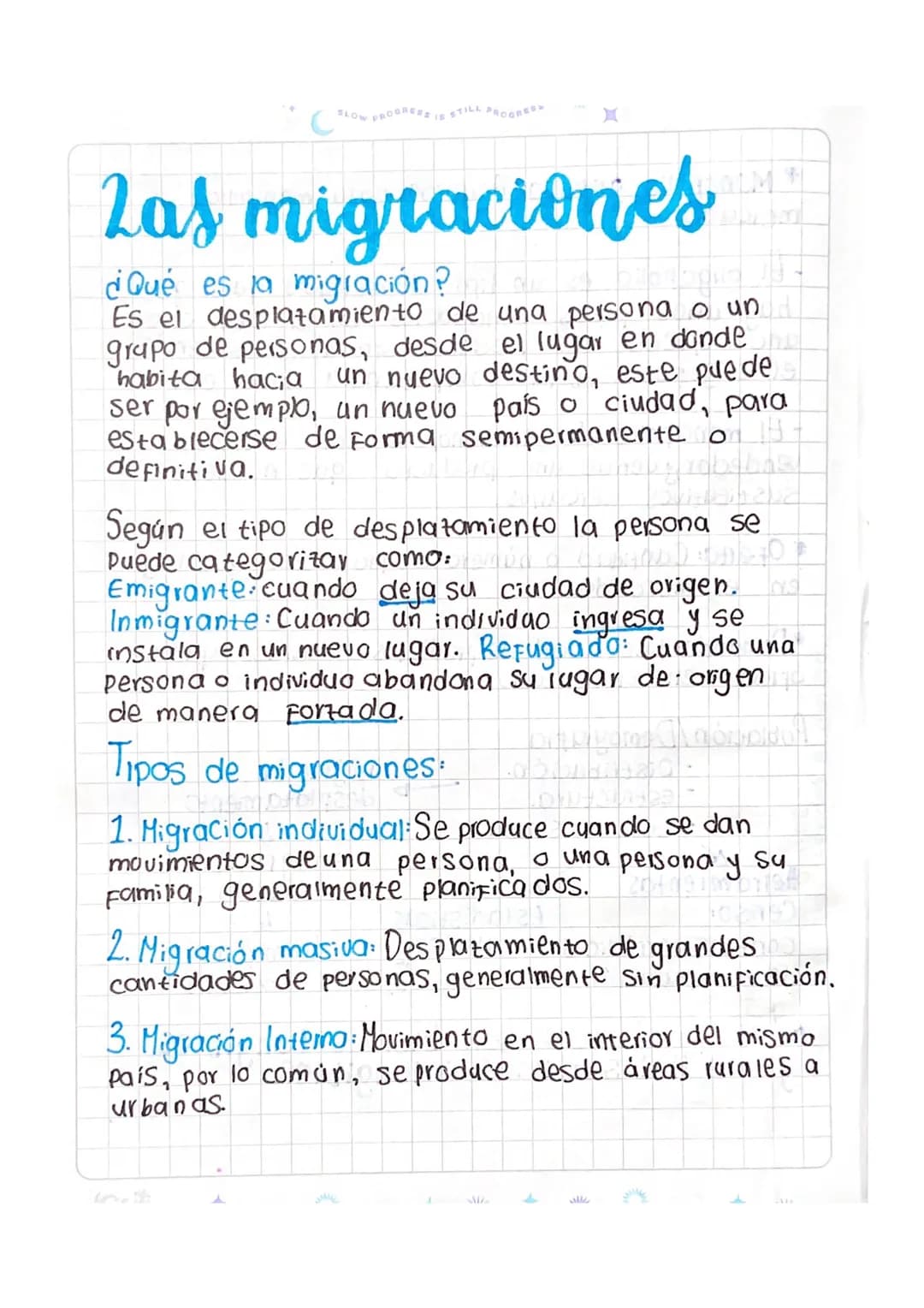 Las migraciones 