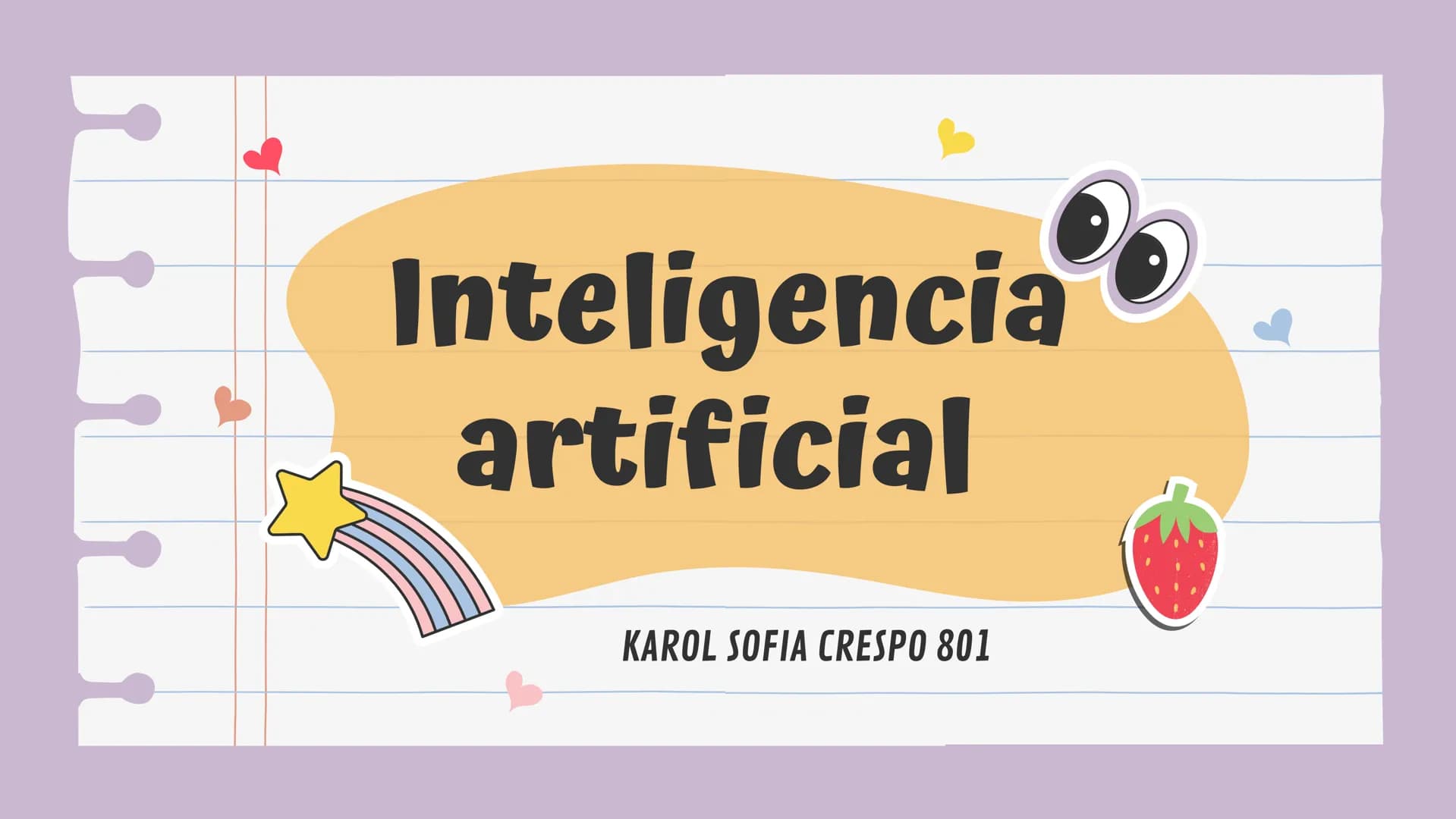 Inteligencia
artificial
KAROL SOFIA CRESPO 801 Tabla de
contenido
1. ¿Que es la inteligencia
artificial?
2. tipos de inteligencia artificial