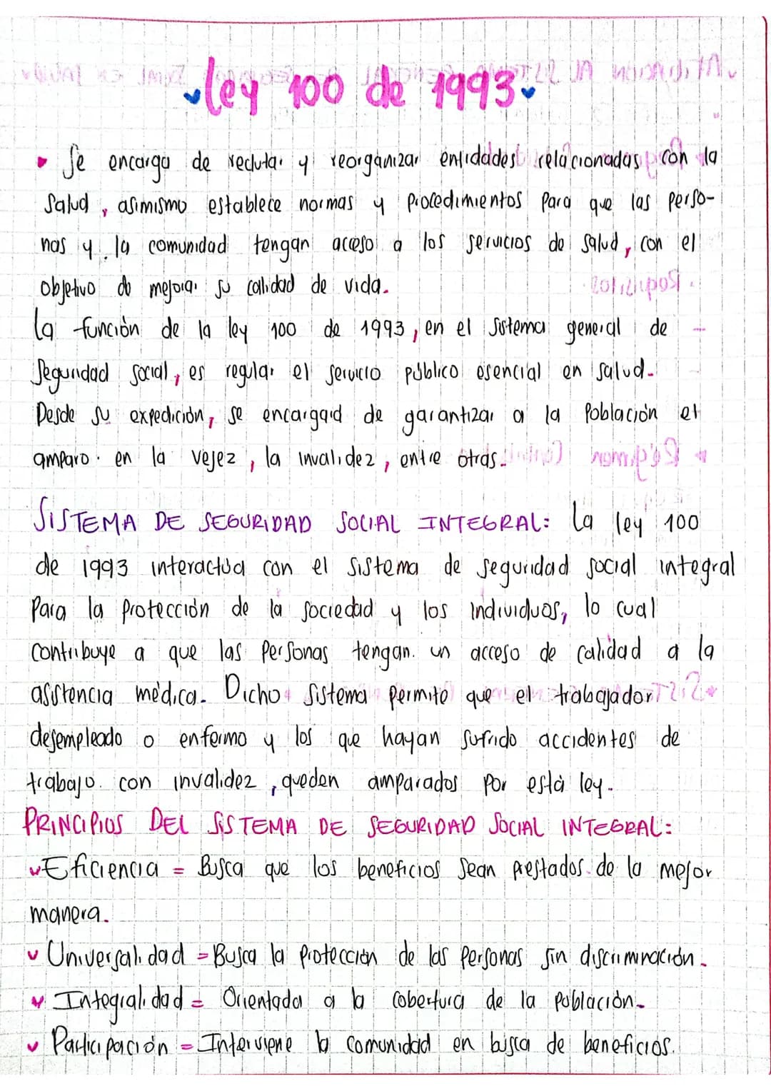 [VA] x JmyZ
。ley 100 de 1993.
Se encargo de recluta, y reorganizar entidades relacionadas con la
Salud, asimismo establece normas y procedim