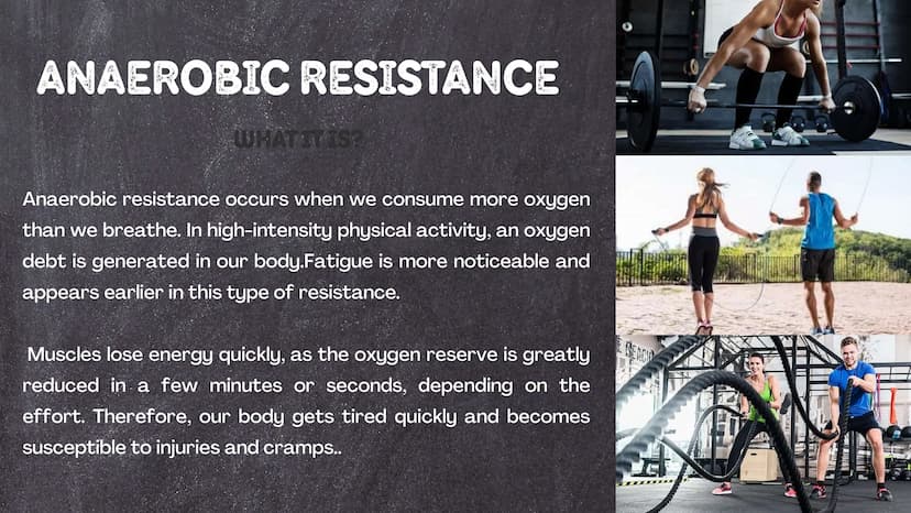 WHAT IS
RESISTANCE?
Resistance is the ability to be able
to perform a skill efficiently for a
good amount of time. To have
good resistance w