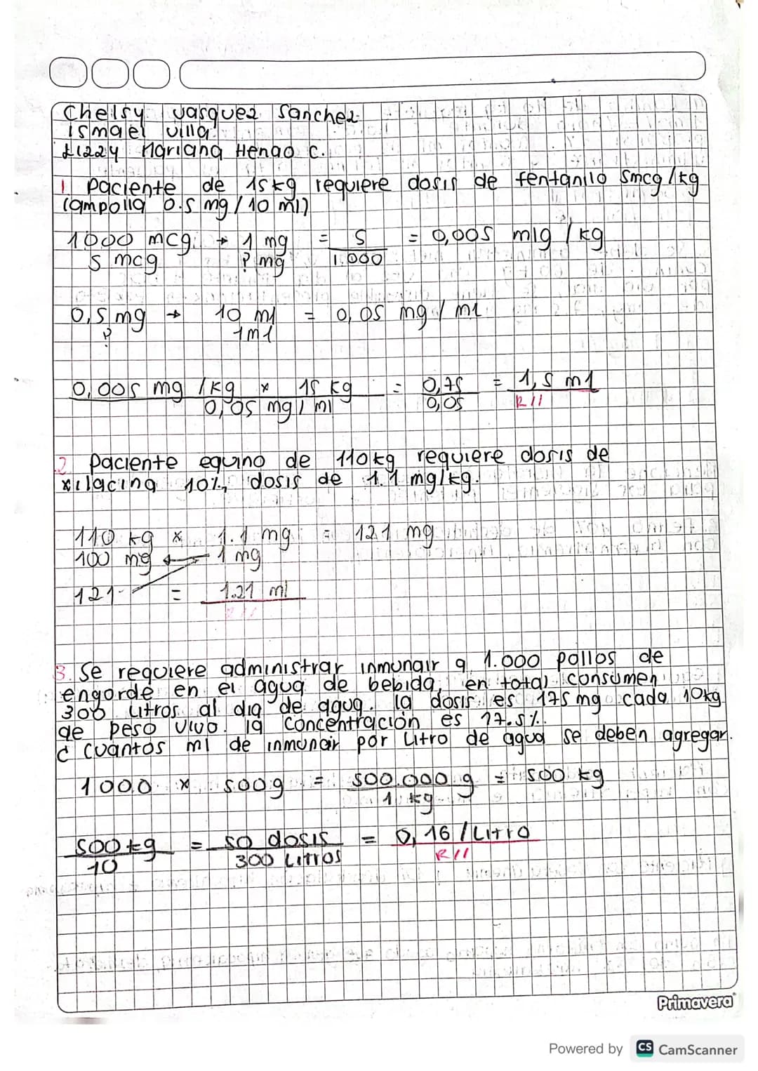 PAR
ООО
Chelsy Jasquez Sanchez
21224 Mariana Henao C.
1 paciente de 15kg requiere dosis de fentanilo Smcg/kg
(ampolla 0.5 mg/10 ml)
1000 mcg