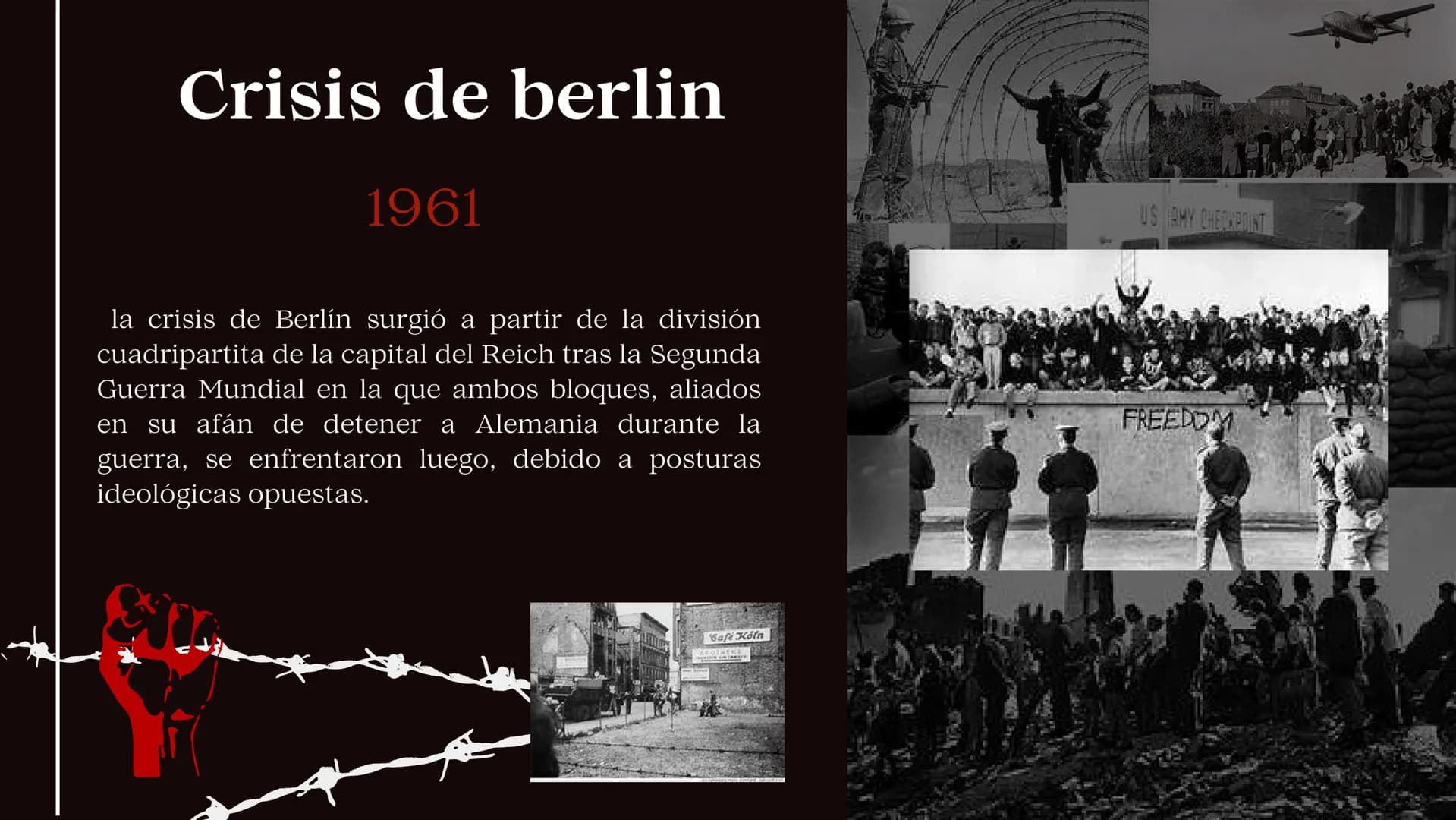 BLOQUE OCCIDENTAL
LA GUERRA FRIA
S
Mandid
1945
Guerra fría J Comienzo de la
Guerra fria
1945
"Fin de la segunda guerra mundial,otro
conflict