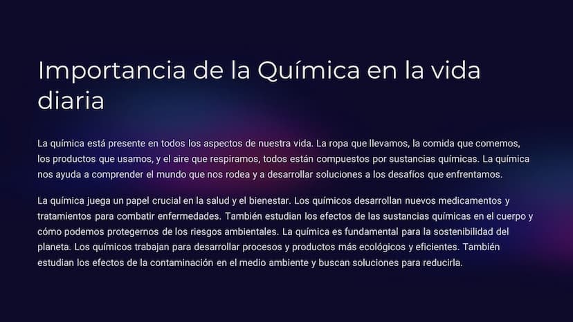 Introducción a la Química
Este documento servirá como guía para adentrarse en el fascinante mundo de la química, explorando su historia,
sus