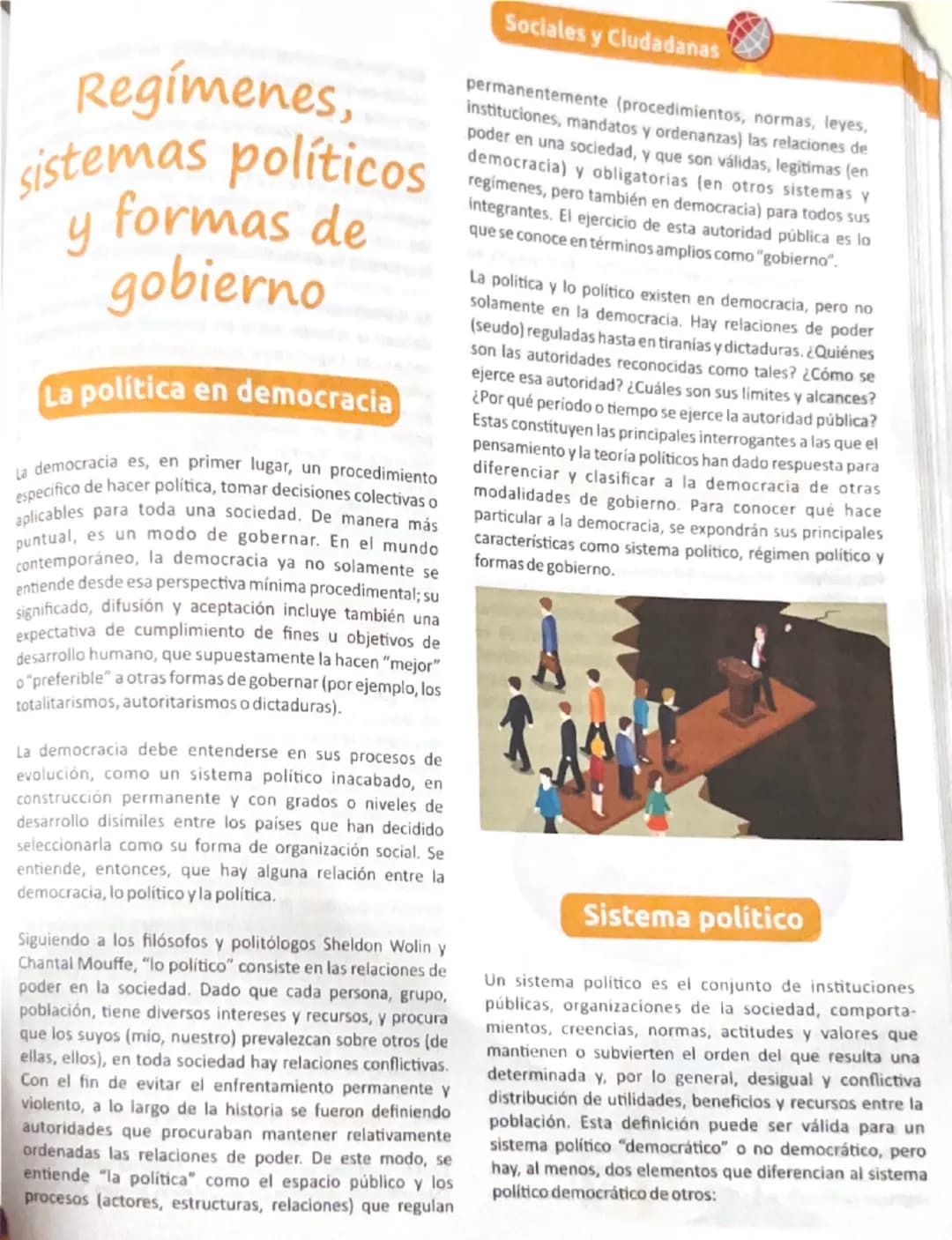  Regímenes sistemas políticos y formas de gobierno