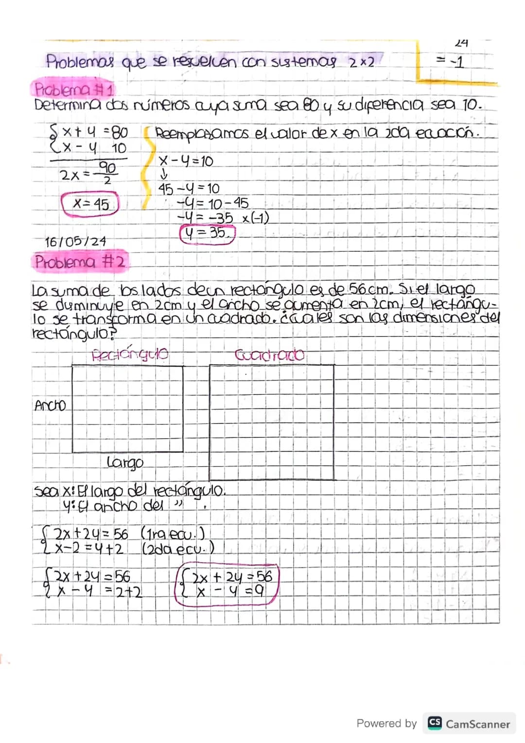 Problemas q se resuelven con el sistema 2x2 