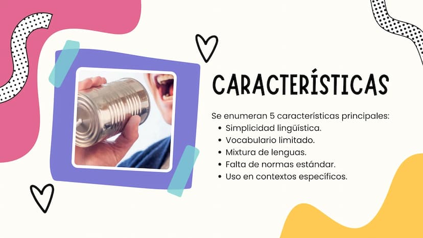 LENGUAS PIDGIN
Y PIDGINIZACIÓN S
•
Lenguas pidgin
• Definición.
• Usos y utilidad.
⚫ Características.
• Historia y origen.
Ejemplos.
ÍNDICE
