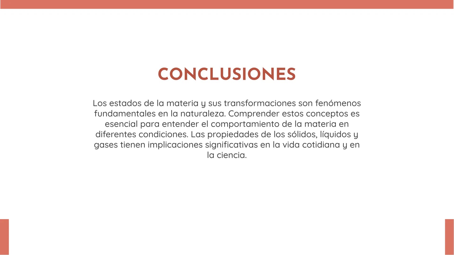 FUNDAMENTOS DE
LOS ESTADOS DE
LA MATERIA Y SUS
TRANSFORMACION
ES INTRODUCCIÓN
En esta presentación se abordarán los
fundamentos de los estad