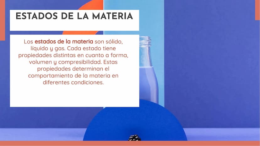FUNDAMENTOS DE
LOS ESTADOS DE
LA MATERIA Y SUS
TRANSFORMACION
ES INTRODUCCIÓN
En esta presentación se abordarán los
fundamentos de los estad
