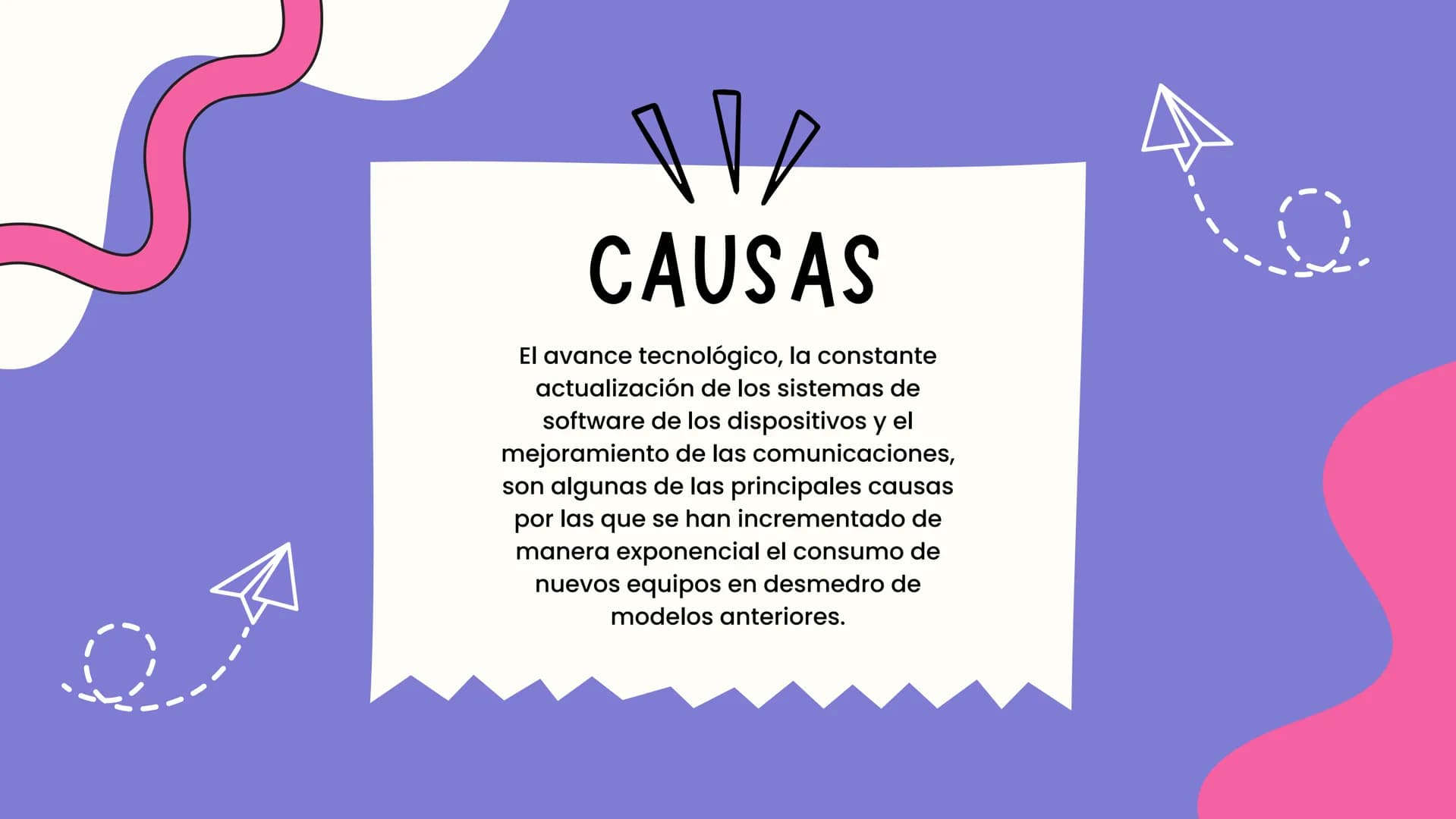 пос
BASURA
TEGNOLOGICA
♡♡ ♡
¿QUE ES?
El e-waste se traduce como
"residuos electrónicos". Este es un
término utilizado para referirse a
los d