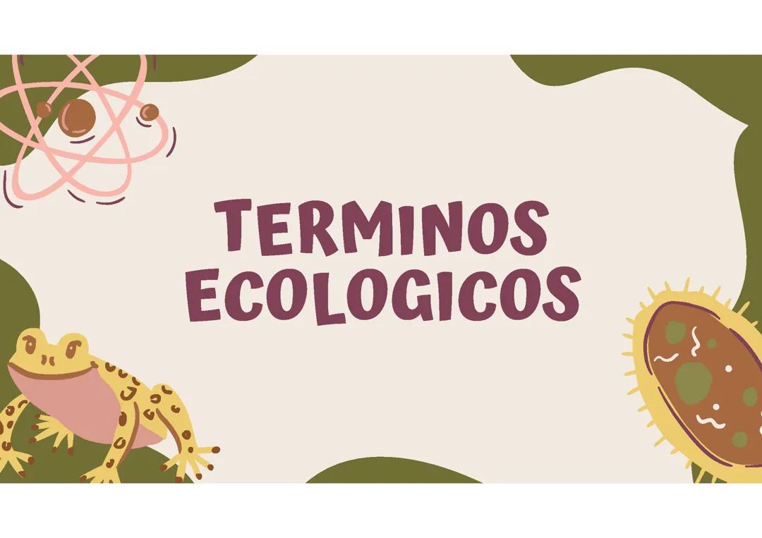 términos ecológicos