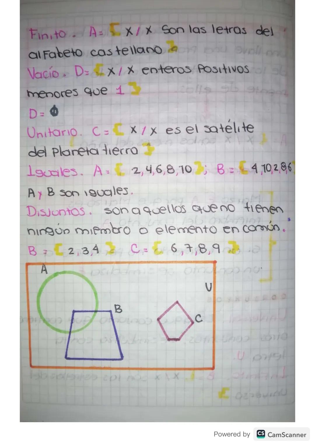 # CONJUNTOS

*   Es toda reunión o colección de
elementos que pertenecen a una categoria
bien definida. Se representan mediantes
letras mayú