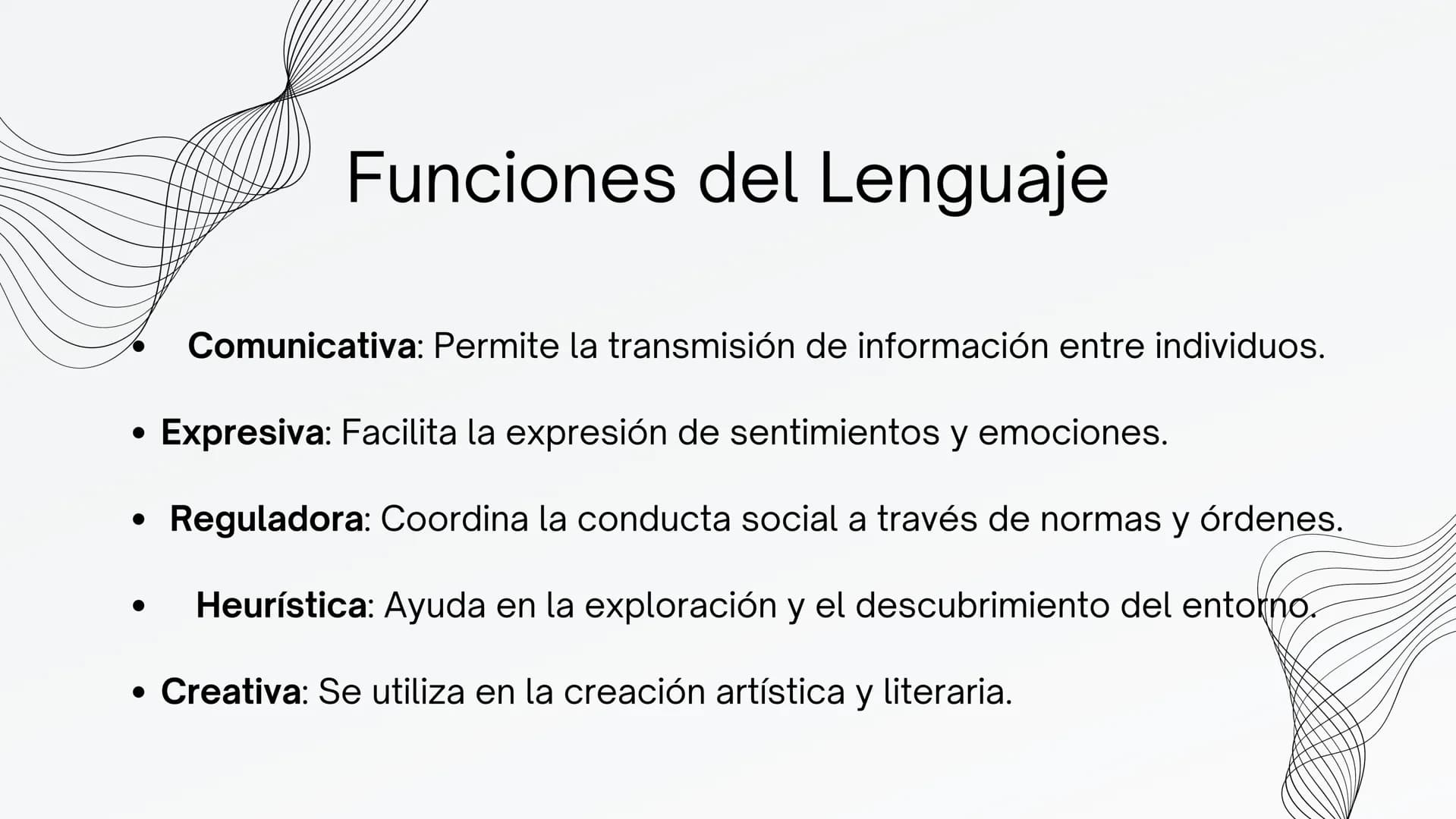 EL LENGUAJE ¿Qué es el Lenguaje?
El lenguaje es un sistema de comunicación
estructurado que puede ser tanto natural
como artificial. Incluye