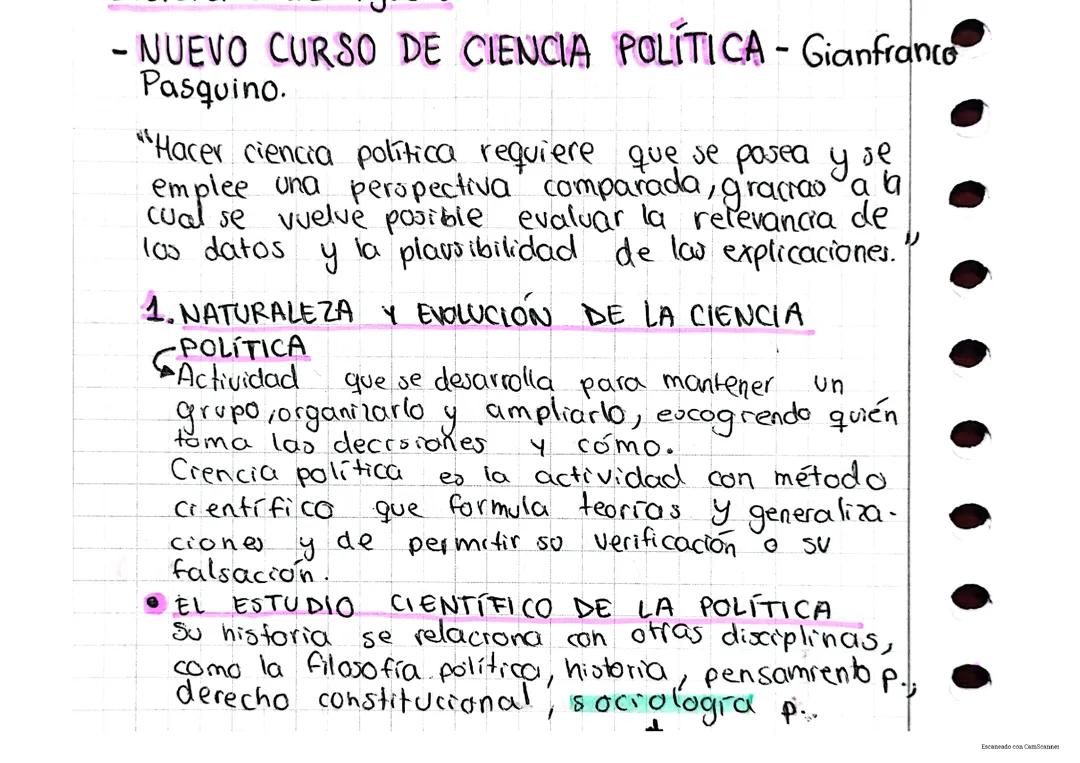 Descubre el Curso de Ciencias Políticas de Gianfranco Pasquino