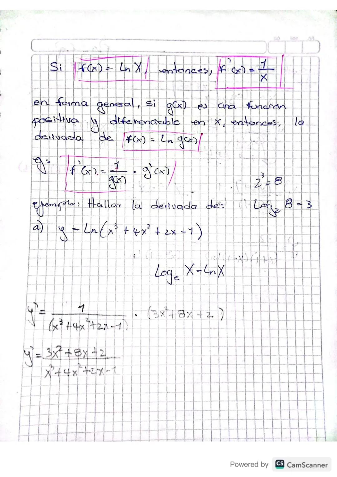 REGLAS DE
DERIVACIÓN
A partir de la definición de derivadas se pueden
deducir algonas reglas generales de derivación
las Coales permiten cal