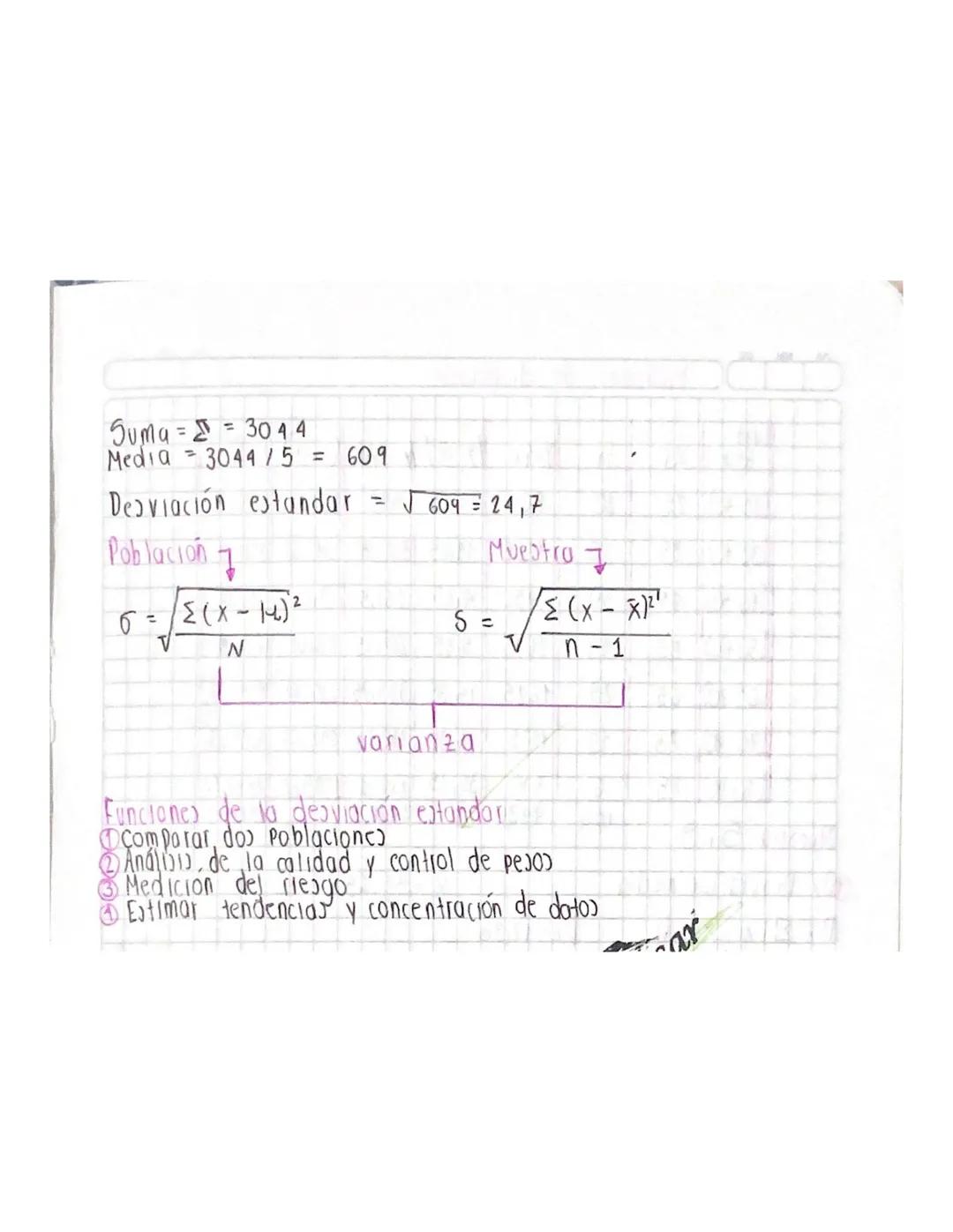 20-05-24

Medidas de dispersión (variabilidad)

X

Desviación estándar

23,24,25,25,28

1,4,24,26,70

Promedio=25

Promedio=25 Como se mide
