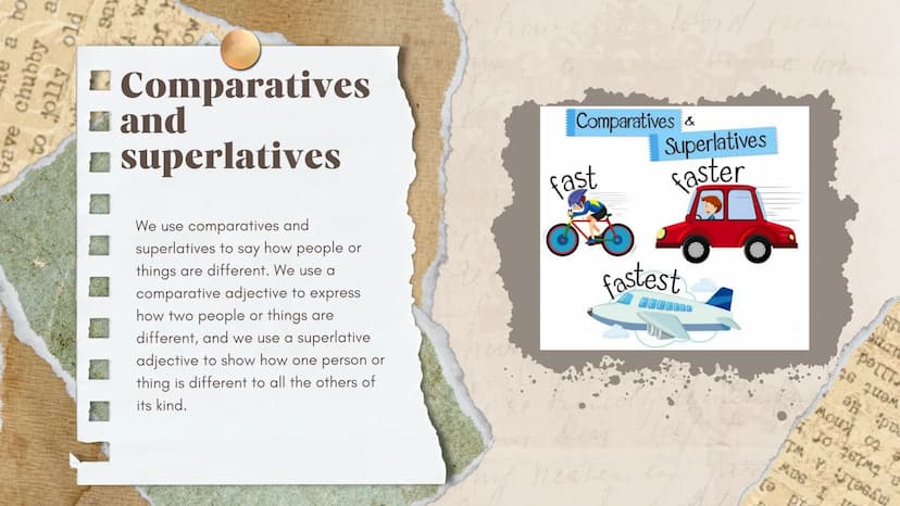 up
breast
SHOCK,
bowln
and
ld el
saw
wi
Comparatives
and
superlatives
his
se And Lke a bo
Gave chubby a
to jolly
old
186
Comparatives
and
su