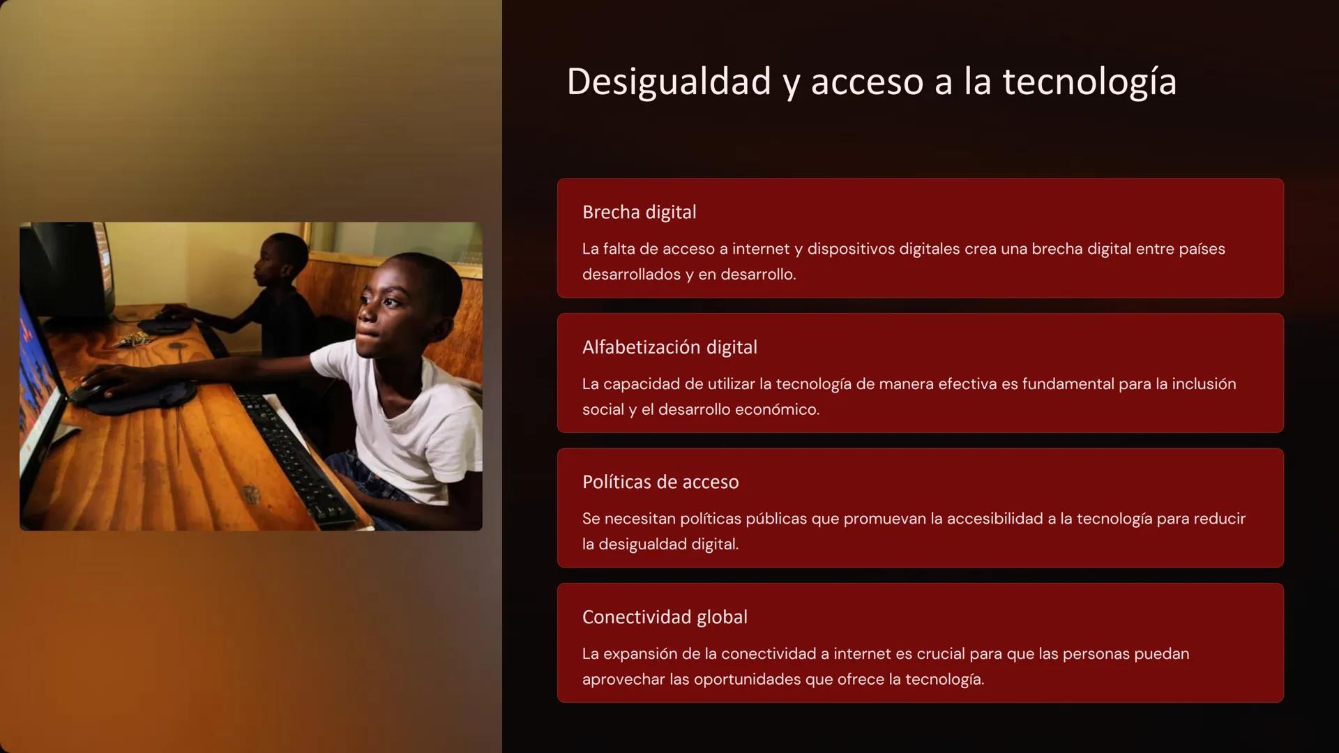 Impacto Social de
la Tecnología
DISSON
DISS
La tecnología ha transformado la vida humana en innumerables
maneras, generando un impacto socia