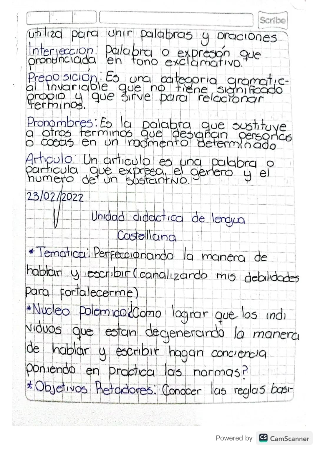 Scribe Madelaine
18-02-2022
ejecsk
Predicado: Es lo que se dige del sujeto,olog
Sujeto: Es quien realiza la acción o re cae
la accion
Ejempl