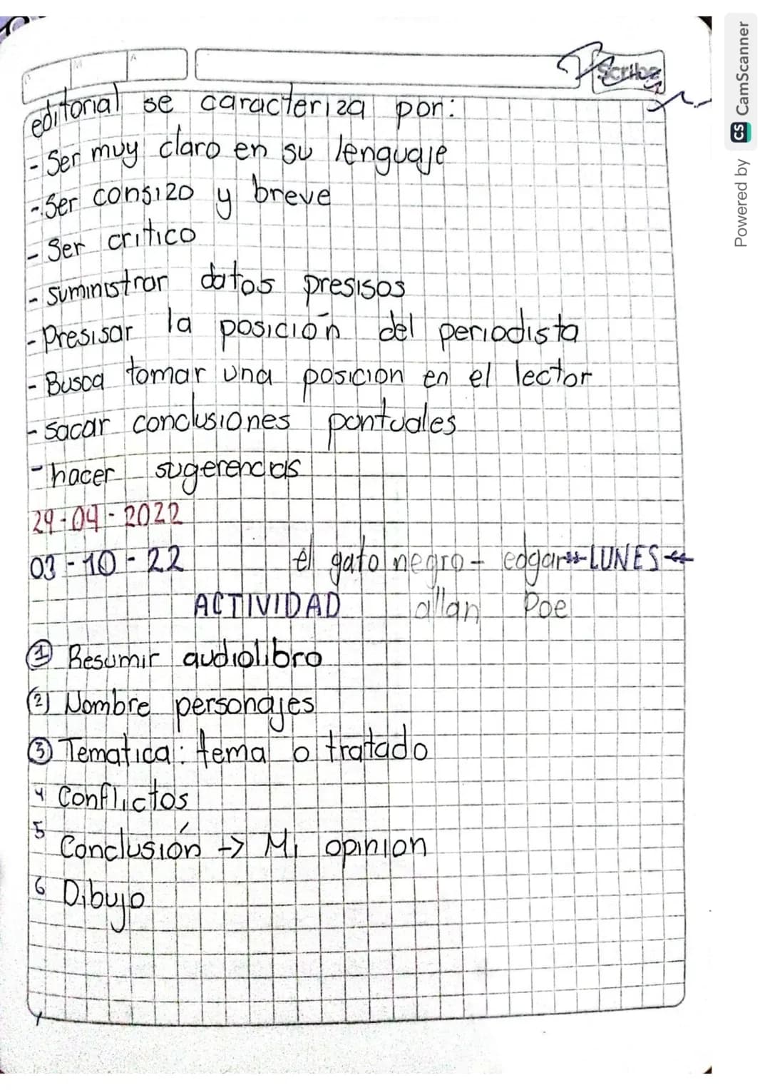 Scribe Madelaine
18-02-2022
ejecsk
Predicado: Es lo que se dige del sujeto,olog
Sujeto: Es quien realiza la acción o re cae
la accion
Ejempl