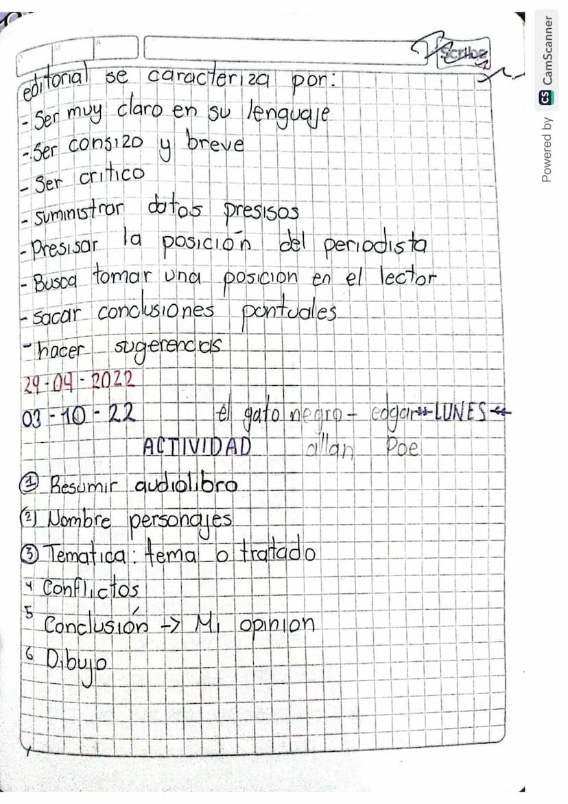 Scribe Madelaine
18-02-2022
ejecsk
Predicado: Es lo que se dige del sujeto,olog
Sujeto: Es quien realiza la acción o re cae
la accion
Ejempl