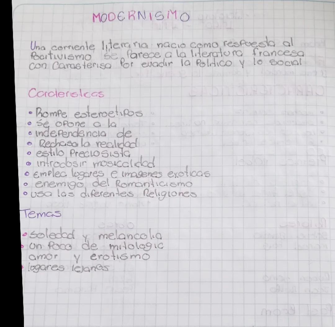 Explorando la Literatura Latinoamericana y el Modernismo