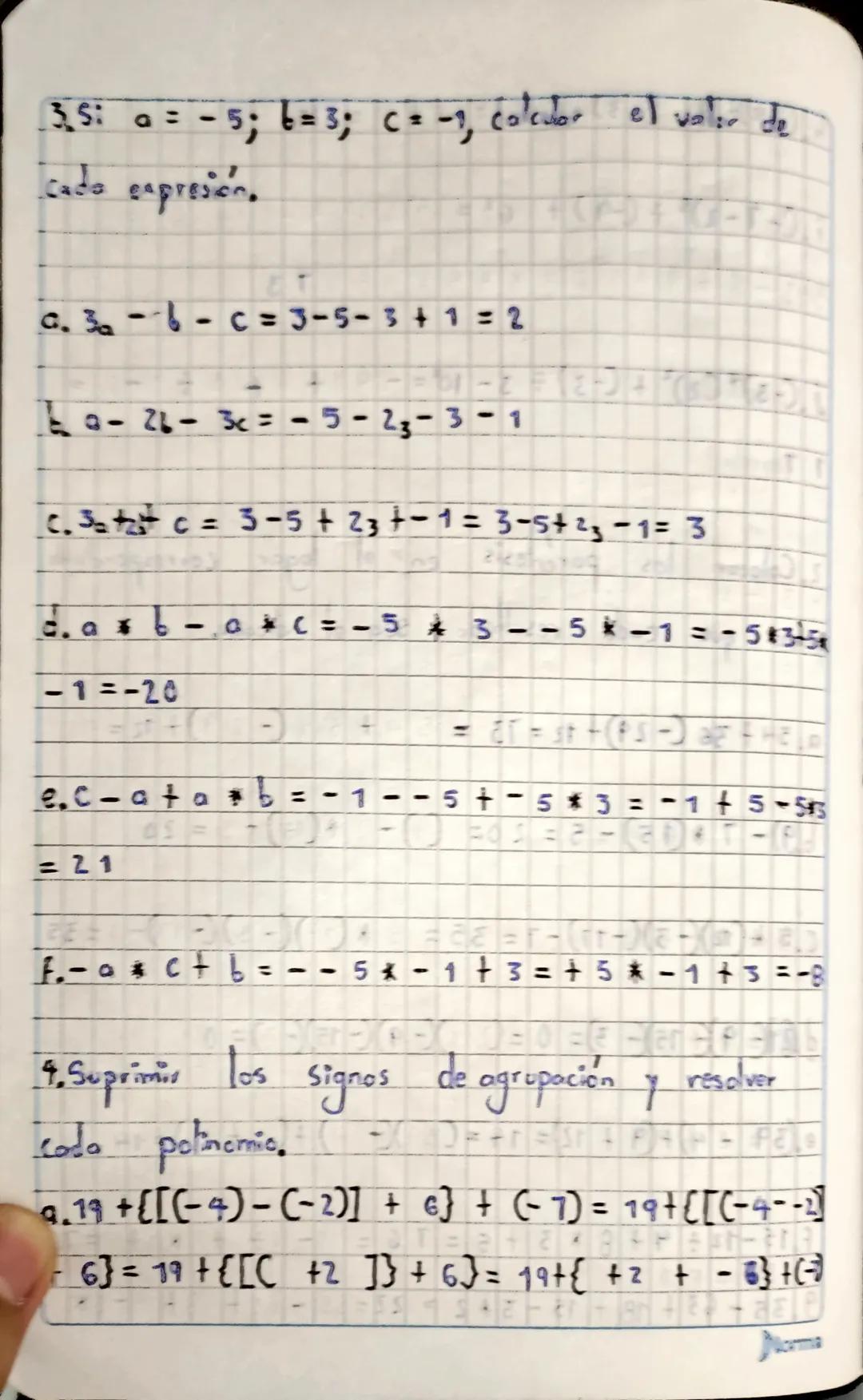 3*[-5 -126]=

3 *[-131]=

3 *[-131]=-393

Ecuaciones en el

Conjunto de los

números

Enteros

Una ecuación es una igualdad en la que hay

U