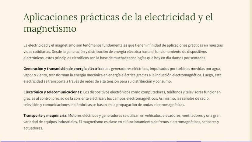 Introducción a la
electricidad y el
magnetismo
Bienvenidos a un viaje fascinante por el mundo de la electricidad y el
magnetismo, dos fenóme