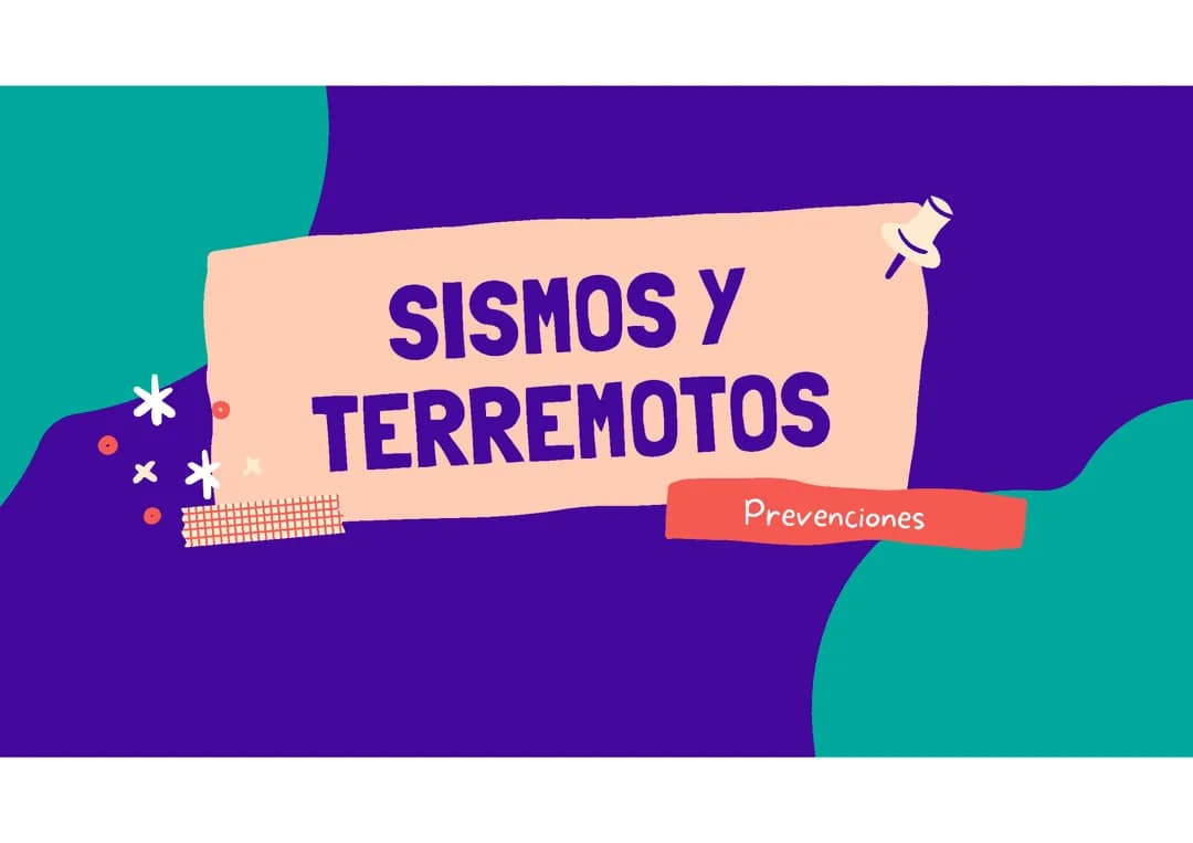 Sismos y Terremotos 