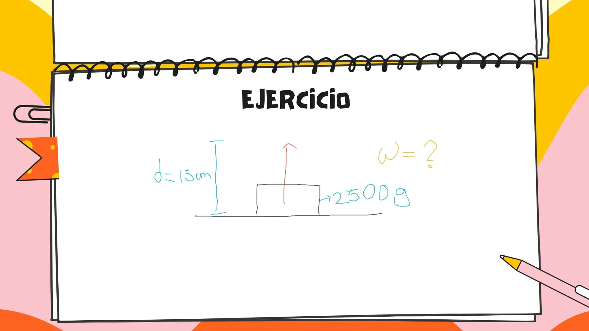 TRABAJO QUE ES?
El trabajo es la fuerza que
se realiza para desplazar
un objeto de un punto A a
un punto B
F FORMULA
W = F⋅ d
W= Trabajo (J)