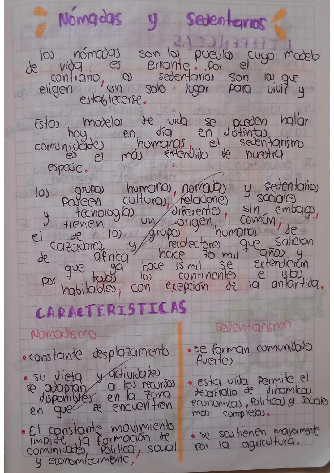 Nómadas y Sedentarios: Comparativa y Características